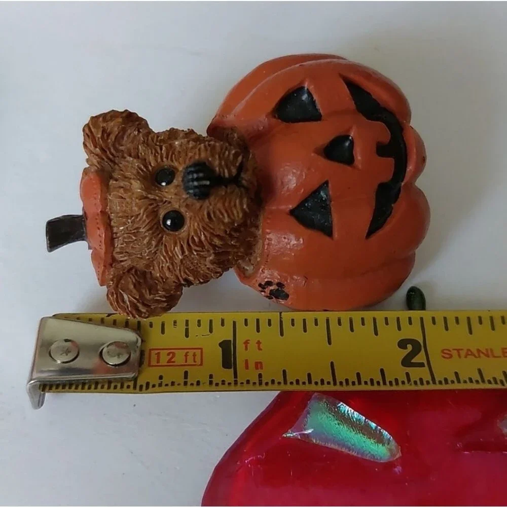 Vintage pumpkin brooches